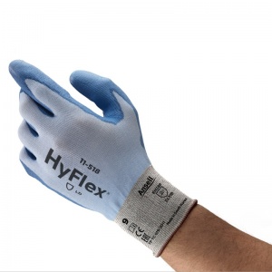 Ansell HyFlex 11-518 Dyneema Palm-Coated Cut-Resistant Gloves